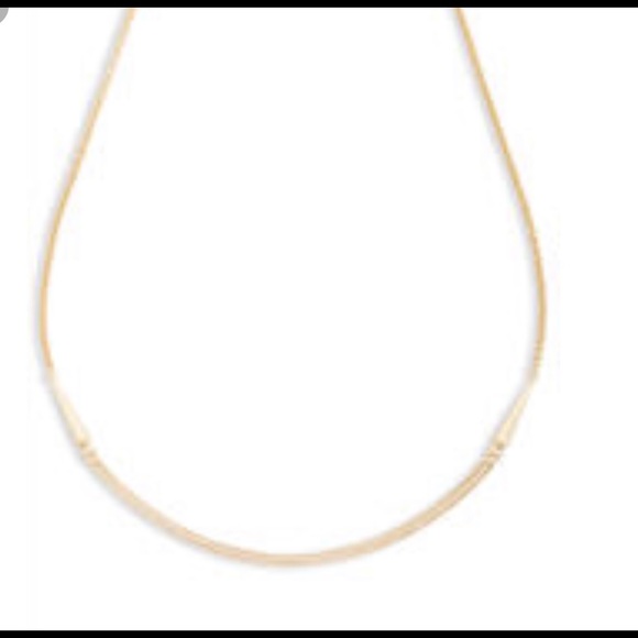 NWT Kendra Scott RARE & Retired Scottie Necklace Yellow Gold & Inlaid CZ’s GORG! - Picture 6 of 16